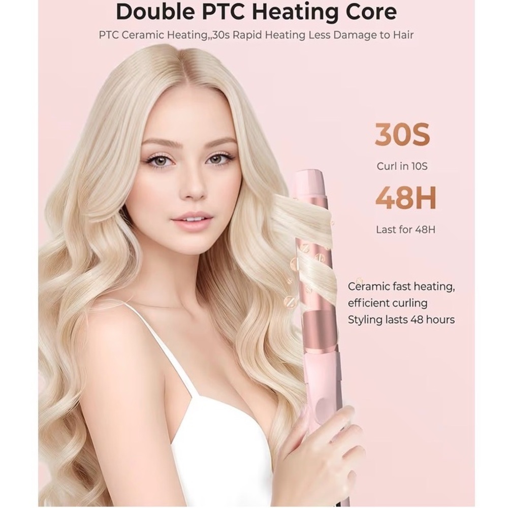 11/4 Inch Rotating Curling Iron wand - Picture 3 of 5